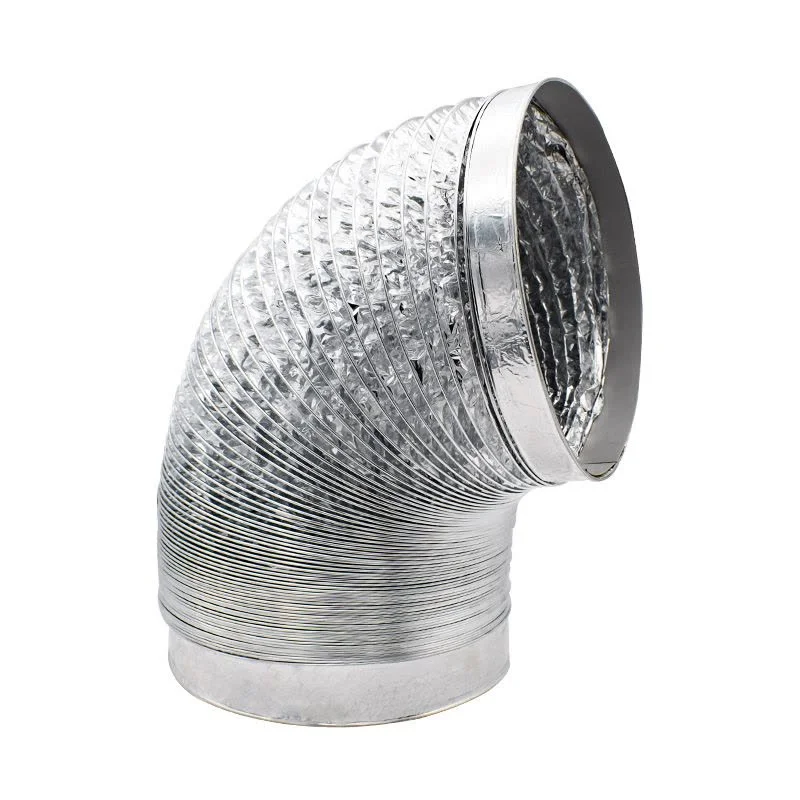 Encrypted thickened aluminum foil hood pipe aluminum foil hose aluminum foil exhaust pipe price per meter