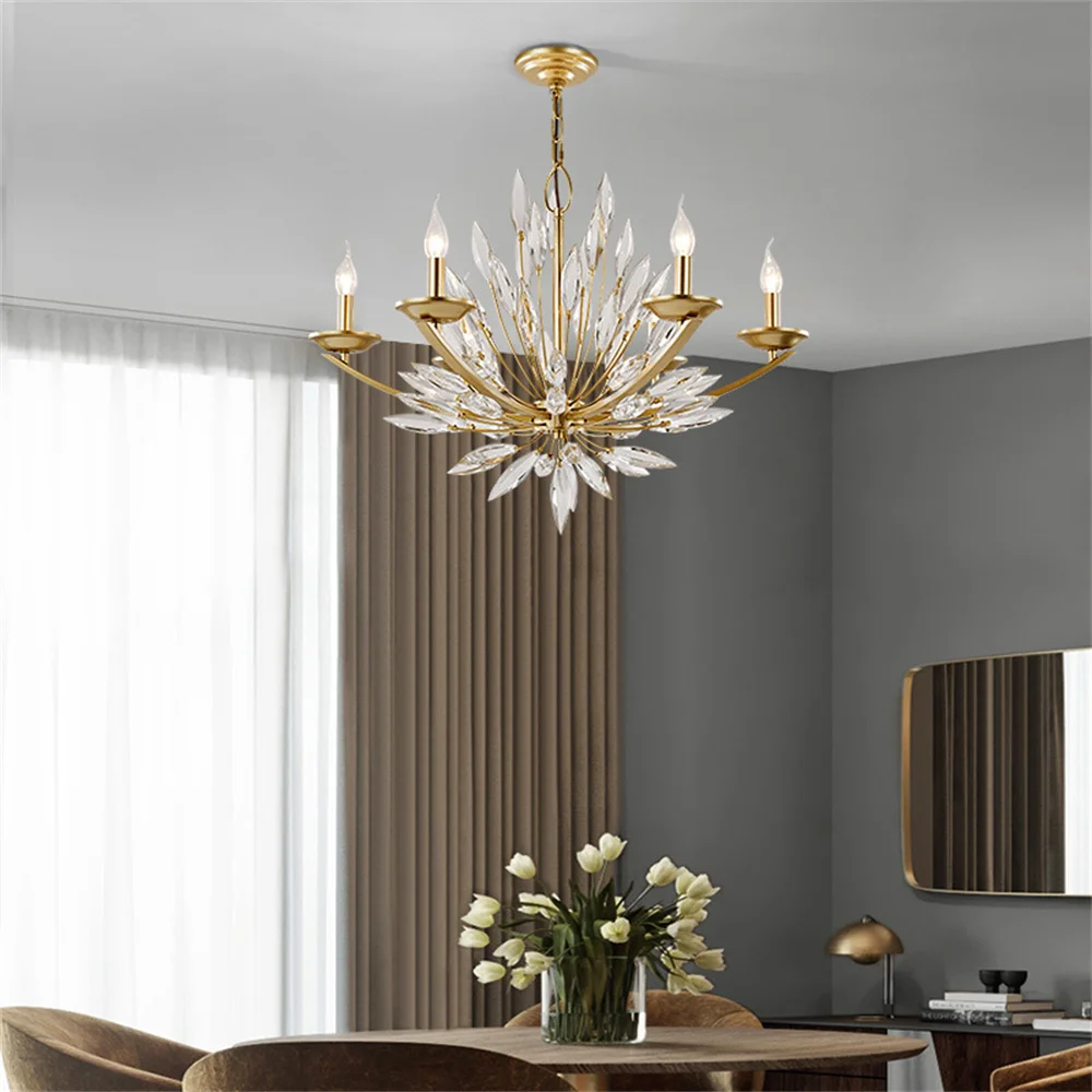 Modern Italian Art Design Indoor Luxury Chandelier Decor Fixture Hotel Home Nordic Villa LED Ring Crystal Pendant Hanging Light
