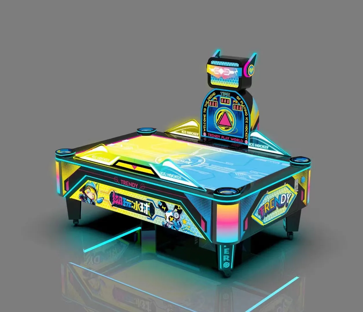 Высококачественная модная воздушная хоккейная лотерея машина для игры в мяч аркадная игра со звуковым эффектом продажи