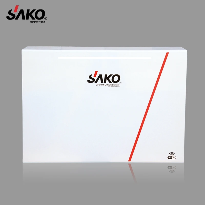 Wholesale Sako Off Grid Rechargeable Deep Cycle 5Kwh 10Kwh 24Volt 48V 200Ah Bms Lifepo4 Solar Lithium Iron Phosphate Battery