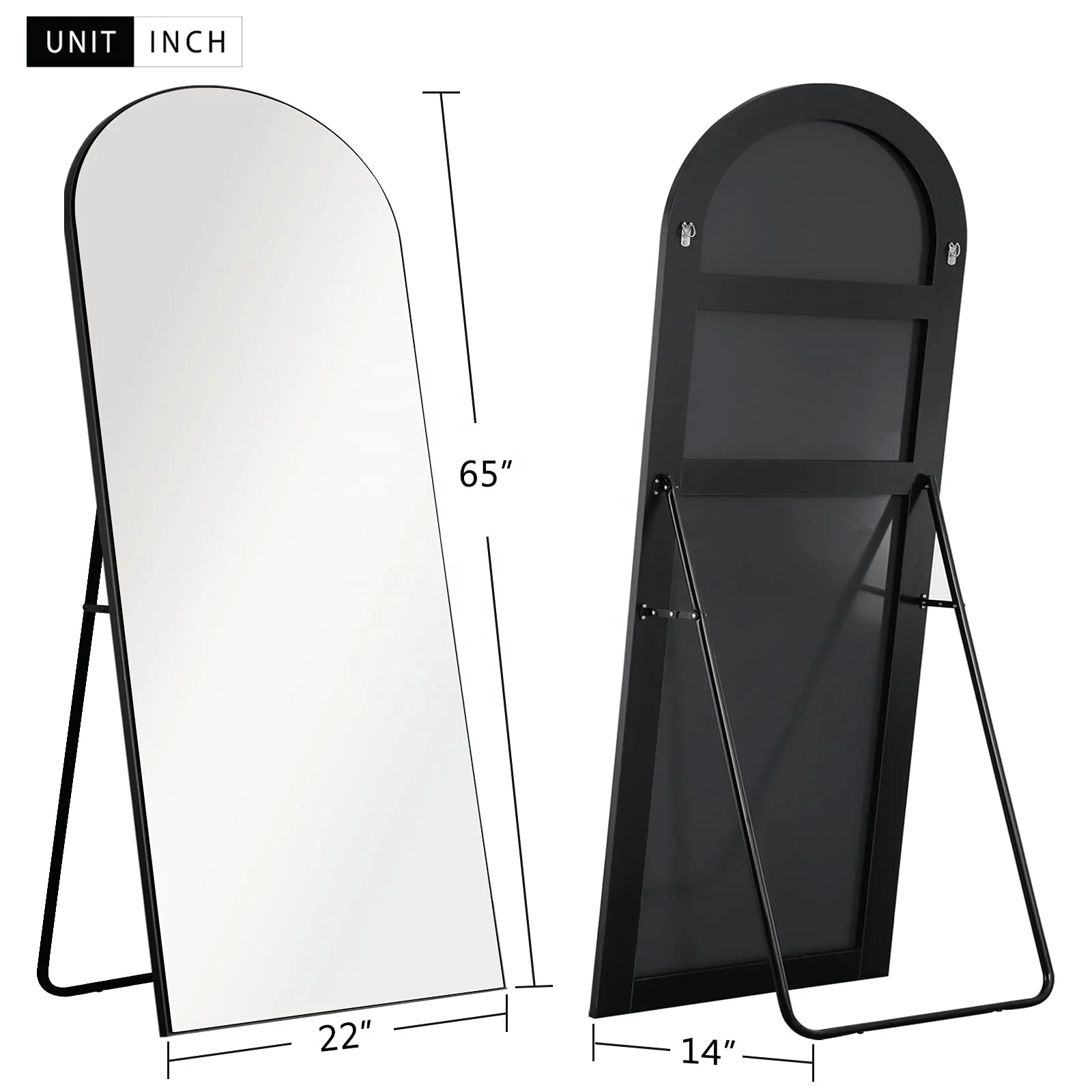 Dressing full body floor mirror home living room simple modern wind big mirror wall mounted fitting mirror