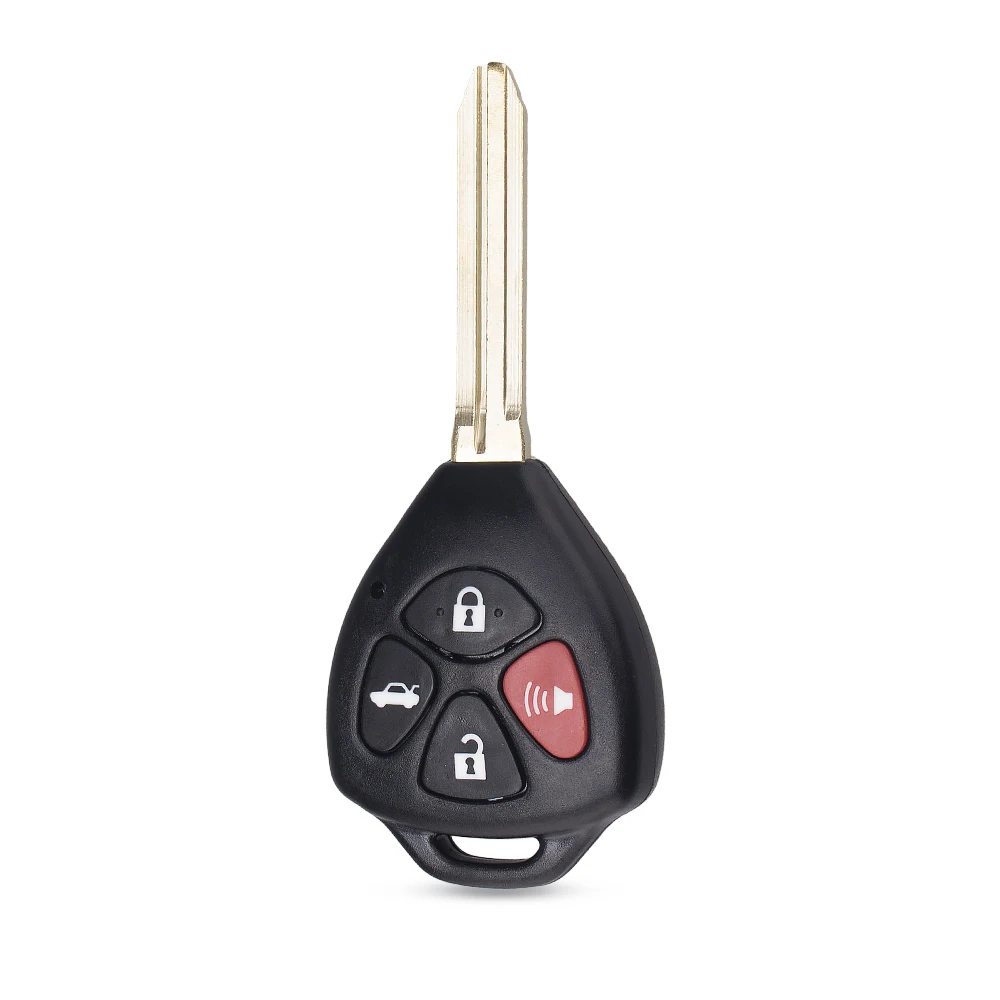  Чехол KEYYOU для дистанционного ключа с 4 кнопками Toyota Camry Avalon Corolla Matrix RAV4 Venza Yaris Сменный