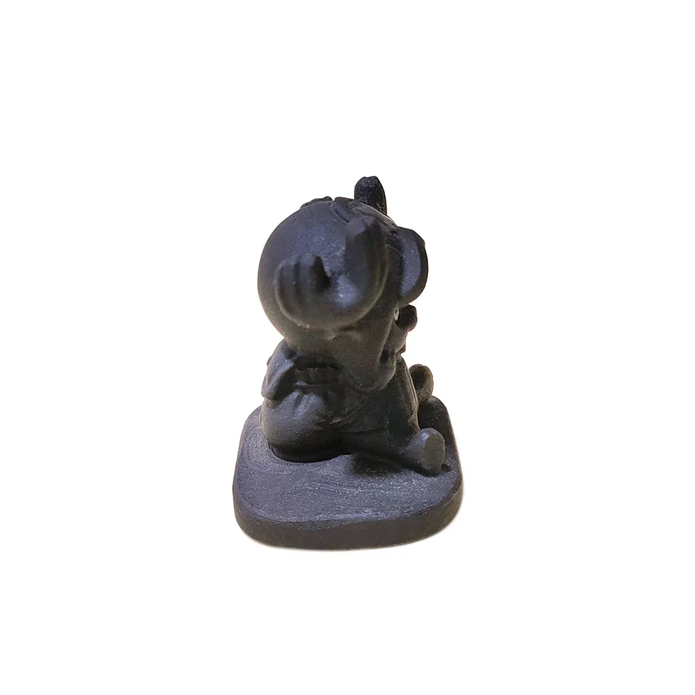 Small Pokemon Statue Wholesale High Quality Cute Pokemon Figure Black Obsidian Carving