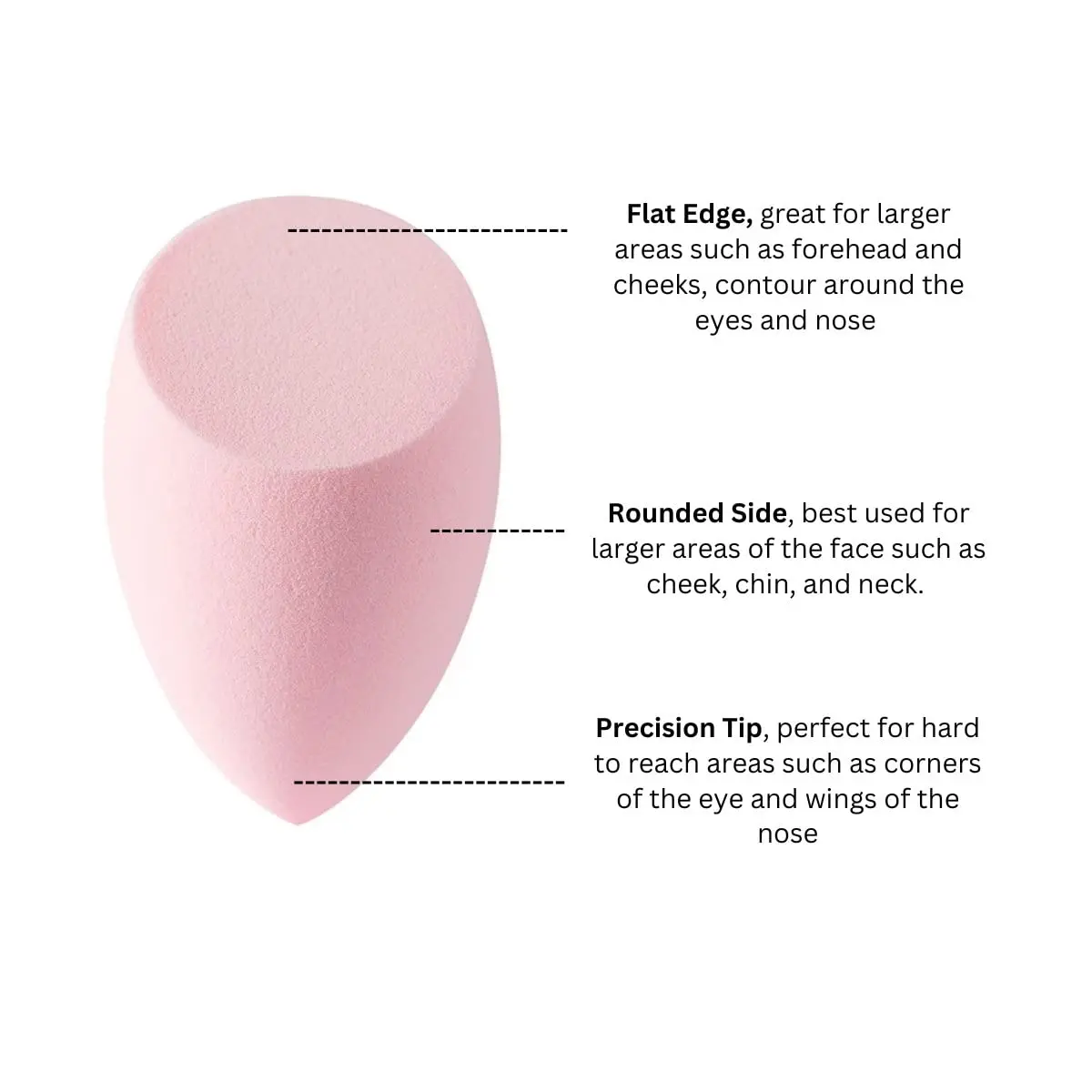 Cosmetics Beauty Sponge Blender Latex Free and Vegan Makeup Sponge For Powder Cream or Liquid Application