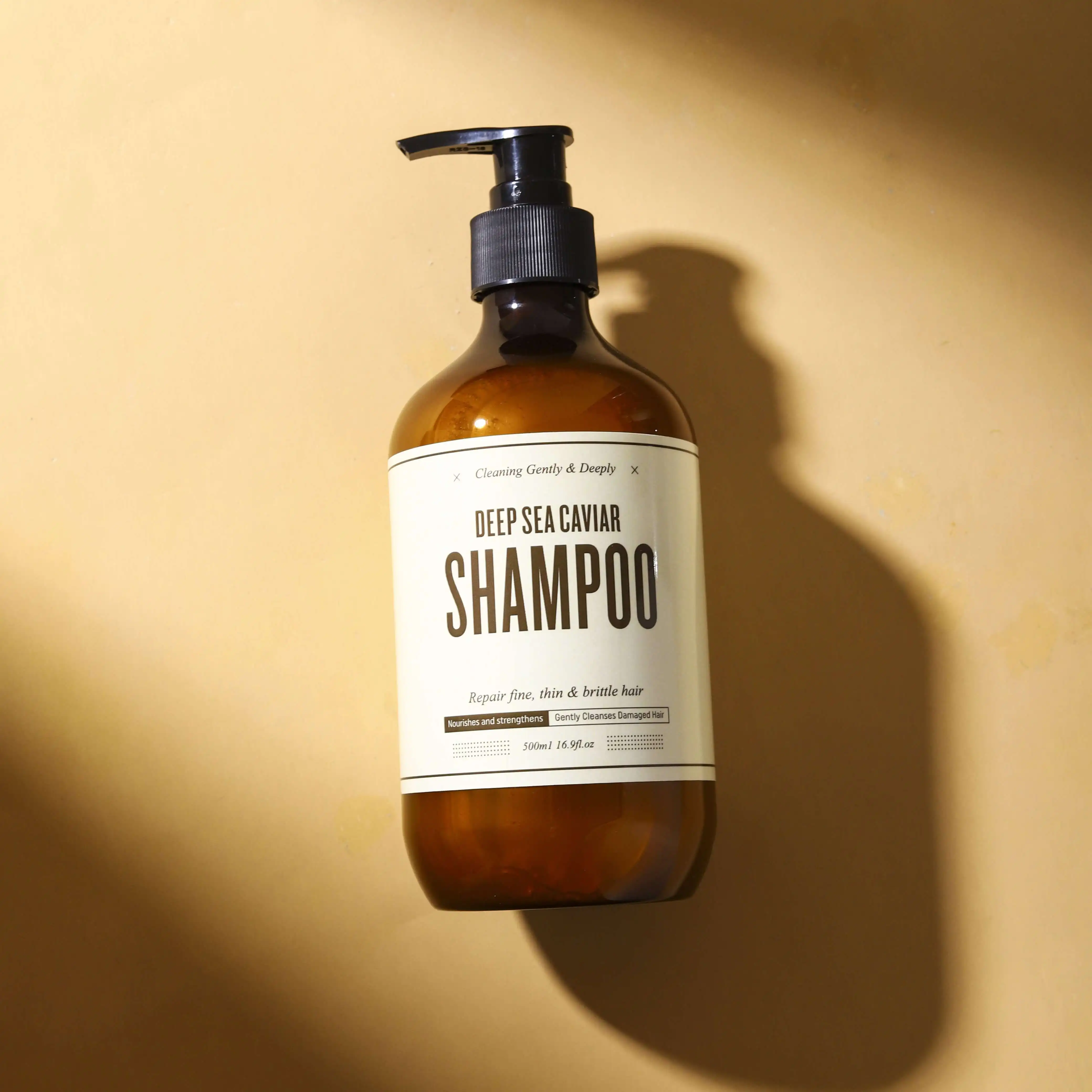 Afro OEM Custom Logo Champoo Wholesale Private Label Product Sulphate Free Organic Hair Care Caviar Shampoo