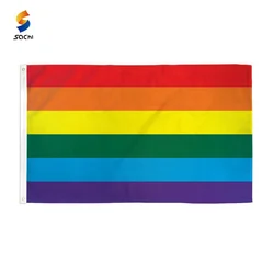 90x150cm polyester rainbow gay flag of wholesale gay pride