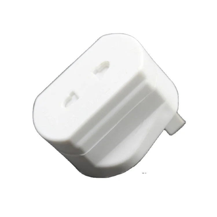 Shaver Adapter Plug US EU 2 Pin to 3 Pin UK 1A Fused Electric Toothbrush Travel Adaptor Socket