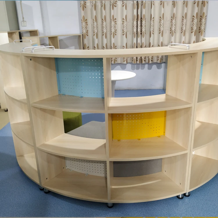 2024 New Product School/Office/Home Use Book Storage Bookcase Modern Style wooden library bookcase