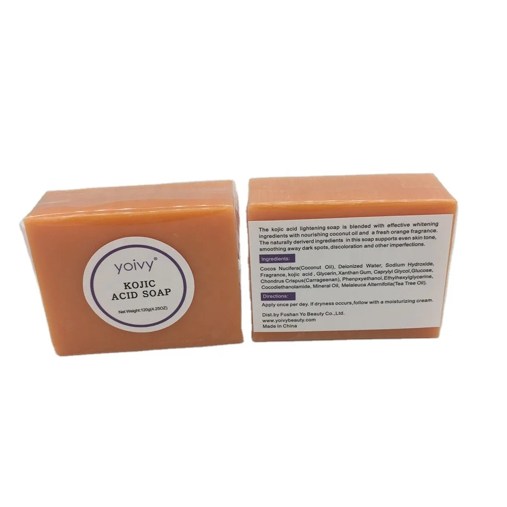 Low OEM Best Price Kojic Acid Handmade Soap  Whitening Soap With 120g