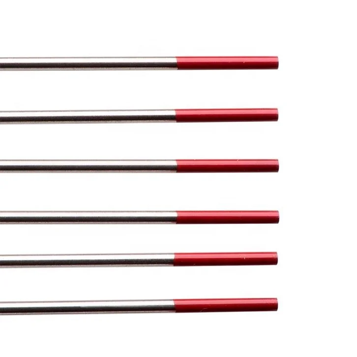 China Factories WT20  2%  Thoriated Red  Tungsten Electrode For Welding Machine And Welding Torches