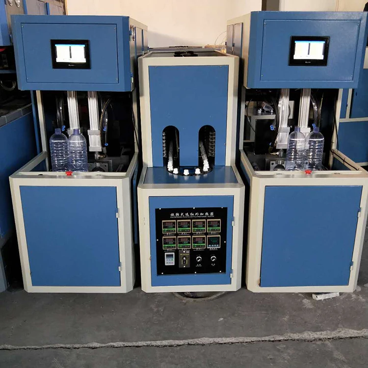 Оптовая продажа полуавтоматическая машина для производства пластиковых бутылок с водой 2 полости 4 100-2500