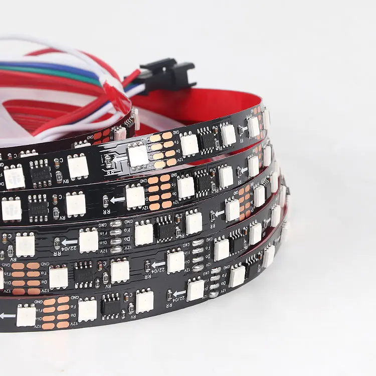 Ws2811 Smd5050 12v Dream Color Led Strip Light Full Color 3leds Controable Led Light Flexible Rgb Addressable Digital Led Strip