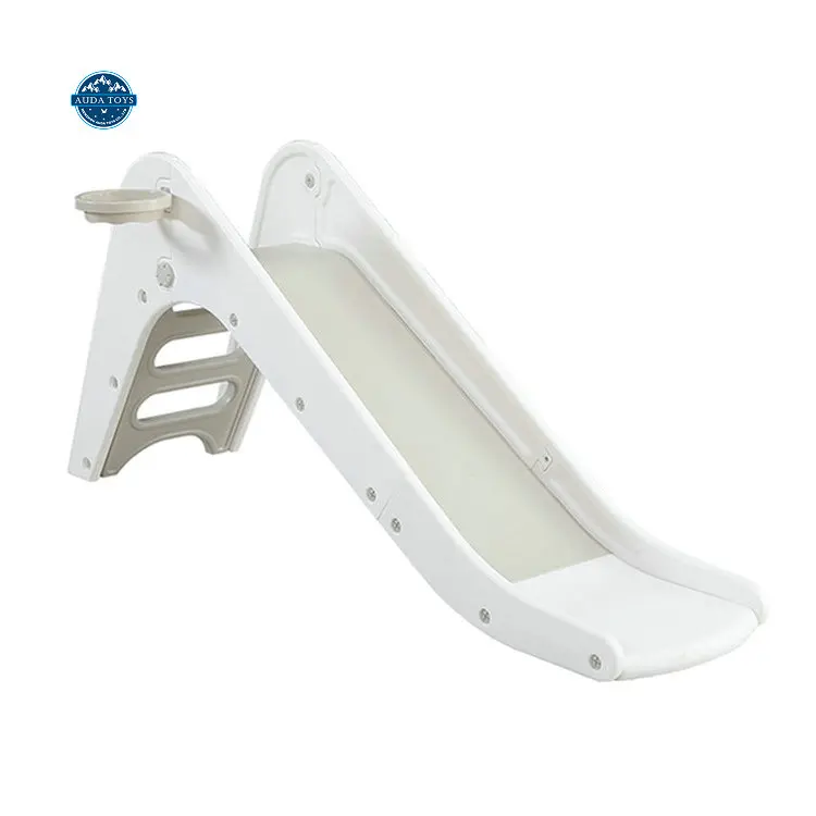 White Indoor Playground Large Baby Slide for Toddlers Latest Designed HDPE PE Brown Box Modern Foldable Indoor Cardboard Slides