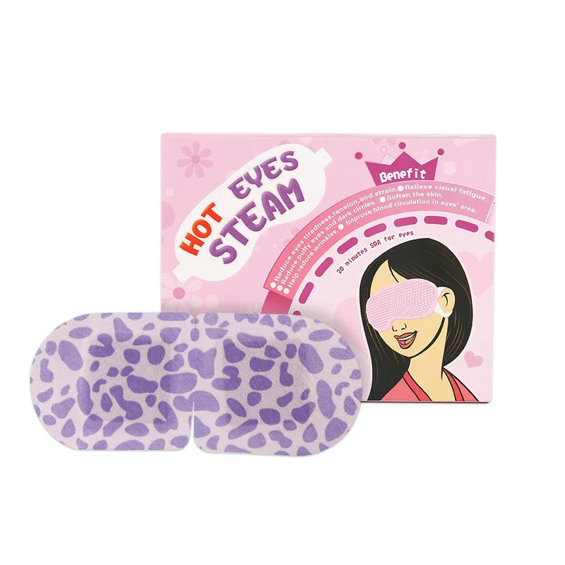 30 minutes spa self warming non woven hot steam eye mask with logo for dark circles value pack eye masks for women sleep