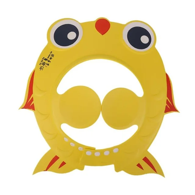 Детский продукт для мытья волос в форме рыбы, защитная шапочка для душа, шампуня