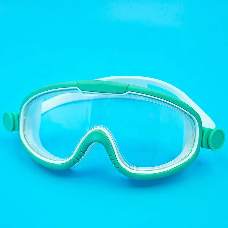 Full-Frame Anti-Fog Swimming Goggles for Kids Wide View Comfortable Design Child-Friendly Swim Goggles