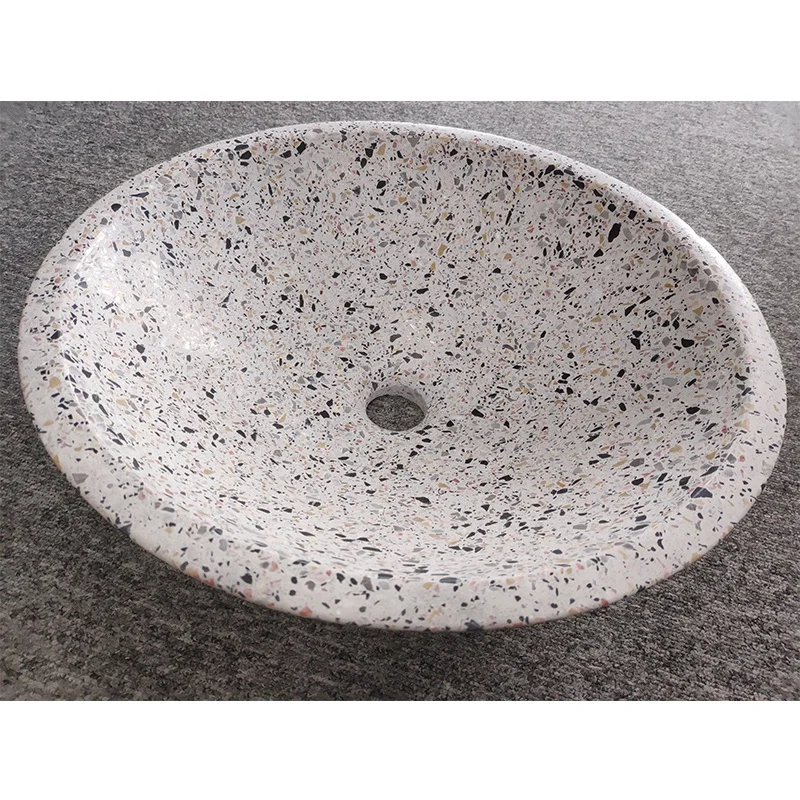 Artificial Stone Competitive Price White Toilet Wash Basin Vanity Top Bathroom Sink