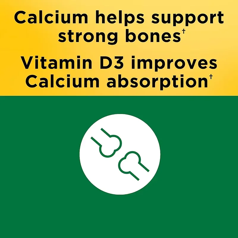 OEM Calcium Tablet With Vitamin D3 Bone Support Pills Supplement calcium vitamine d3 caltrate 600 d3 vitamin d supplement