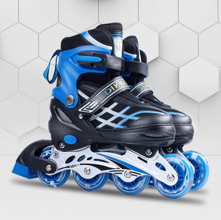 New technology detachable inline skates cheaper shipping cost LED 4 wheels inline roller quad skates old fashioned roller skates