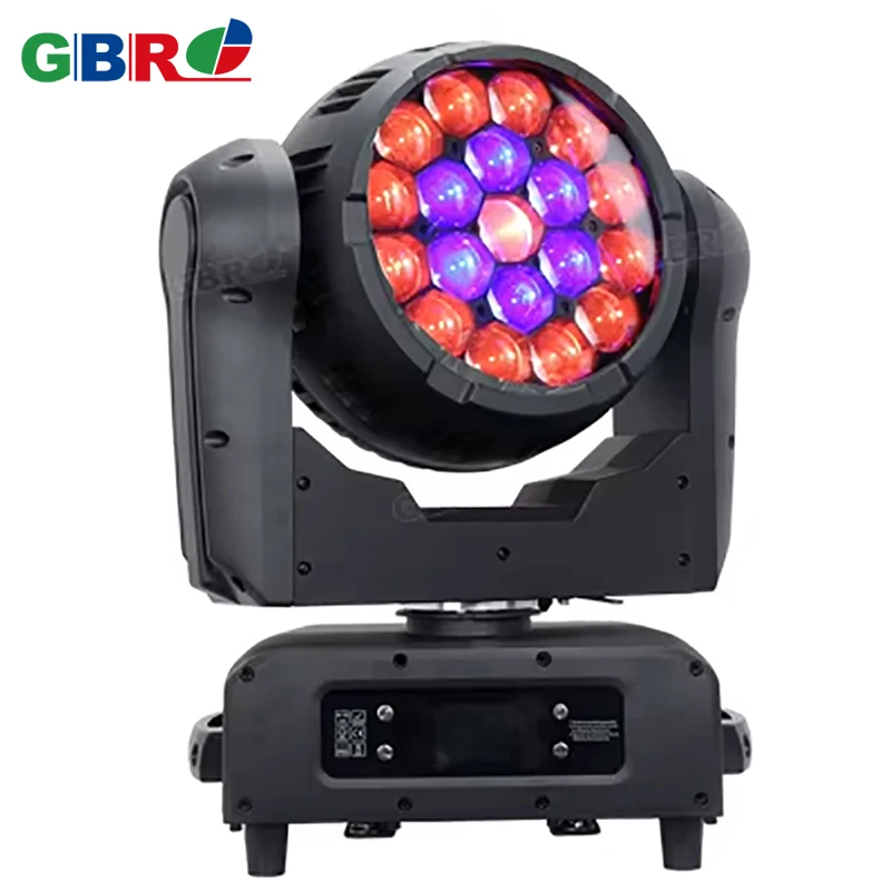 High-End High Quality Dj Disco Equipment Outdoor Ip65 Bee Eye 19X40W Rgbw 4In1 Led Zoom Moving Head Light