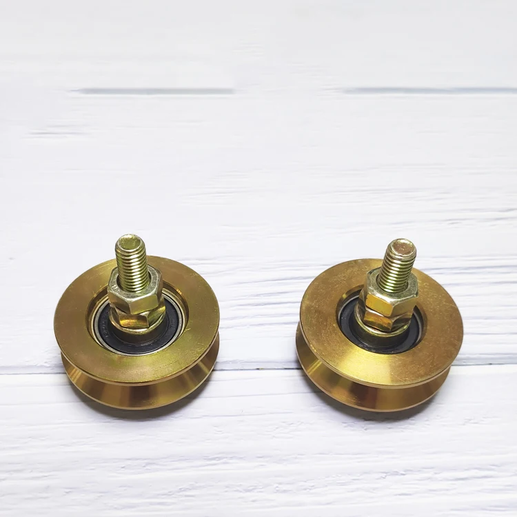 Sliding door roller with Y, U , V groove and bracket for sliding gate  bearing  wheel