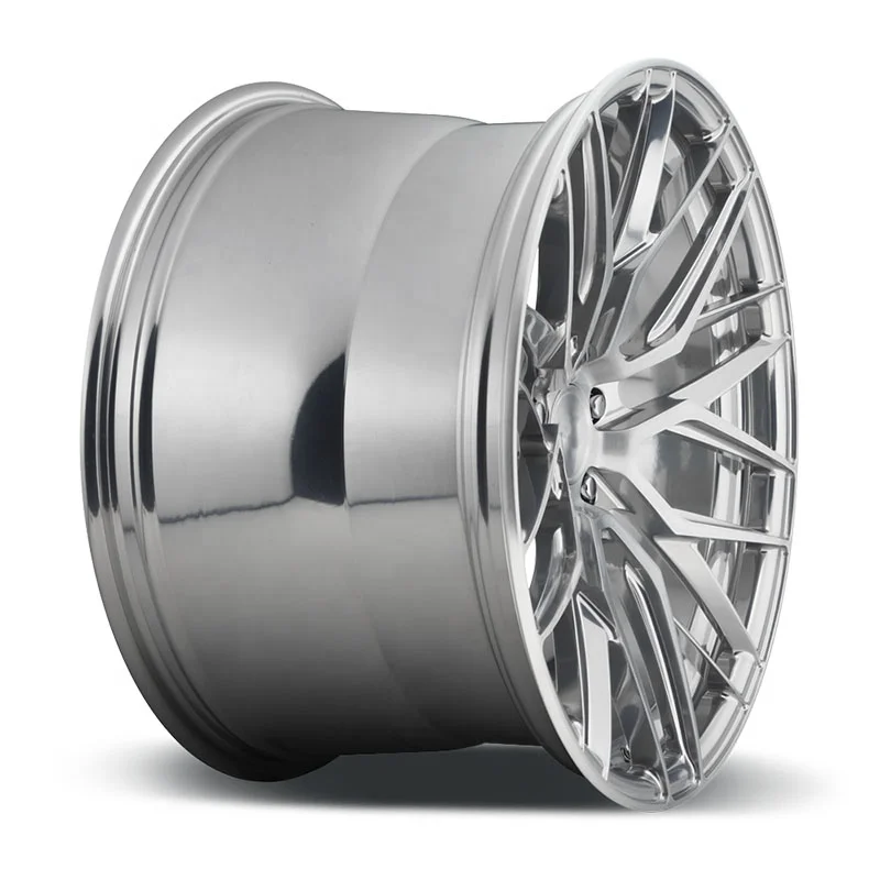 Полностью изготовленные алюминиевые моноблоки 6061-T6 с диагональю от 17 до 22 дюймов, кованые вогнутые колесные диски с JWL VIA
