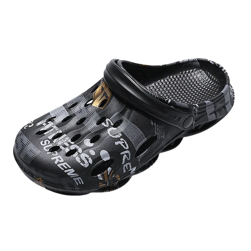 Eva Upper Men Slides Slippers Internet celebrity stepping on shit redtape shoes for men