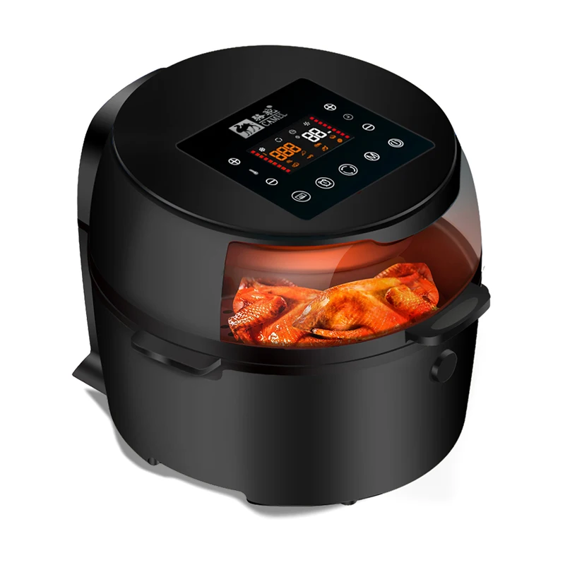 Хит продаж, кухонная посуда на заказ, безмасляная электромеханическая электрическая печь большой емкости 8 л, цифровой электрический тостер, духовка Smart air Frye