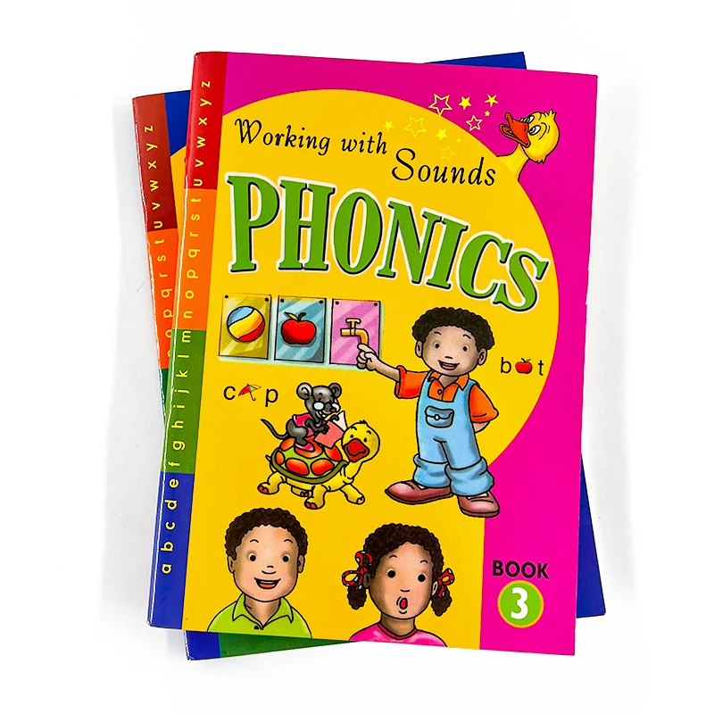 Wholesale Custom Printed Children Student Softcover Phonics Text Book Textbook Soft Cover Exercise Books For Schools