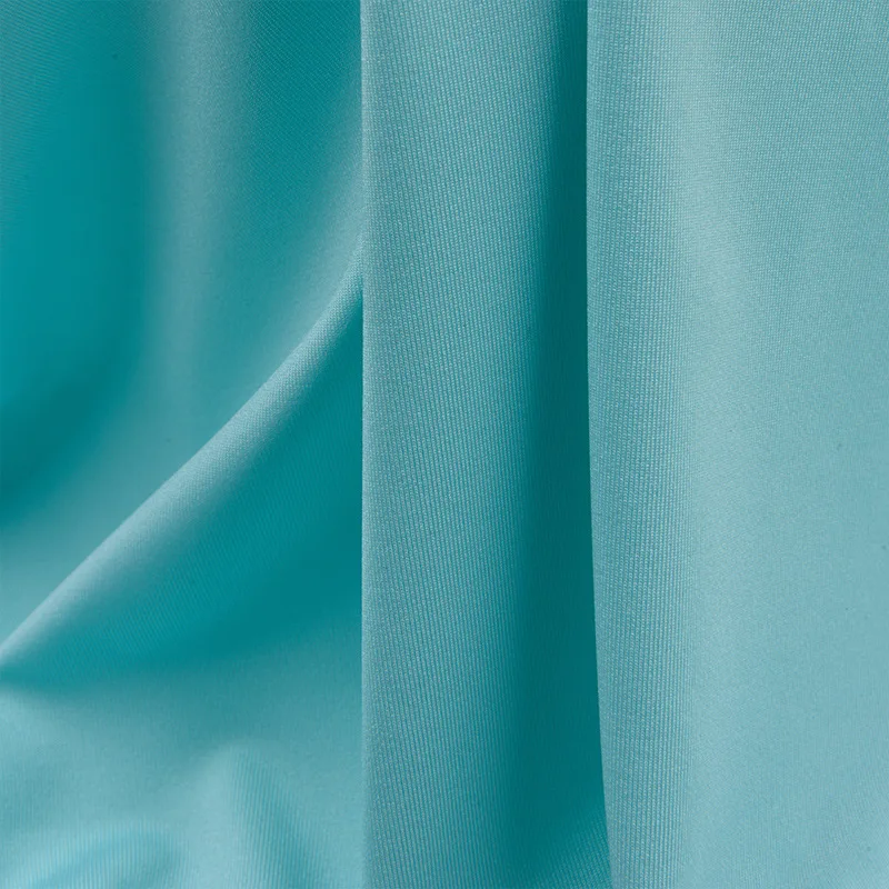 Wholesale Knitted Poly Jersey 130GSM 95% Polyester 5% Spandex Elastic Fabric For T-shirt Clothing