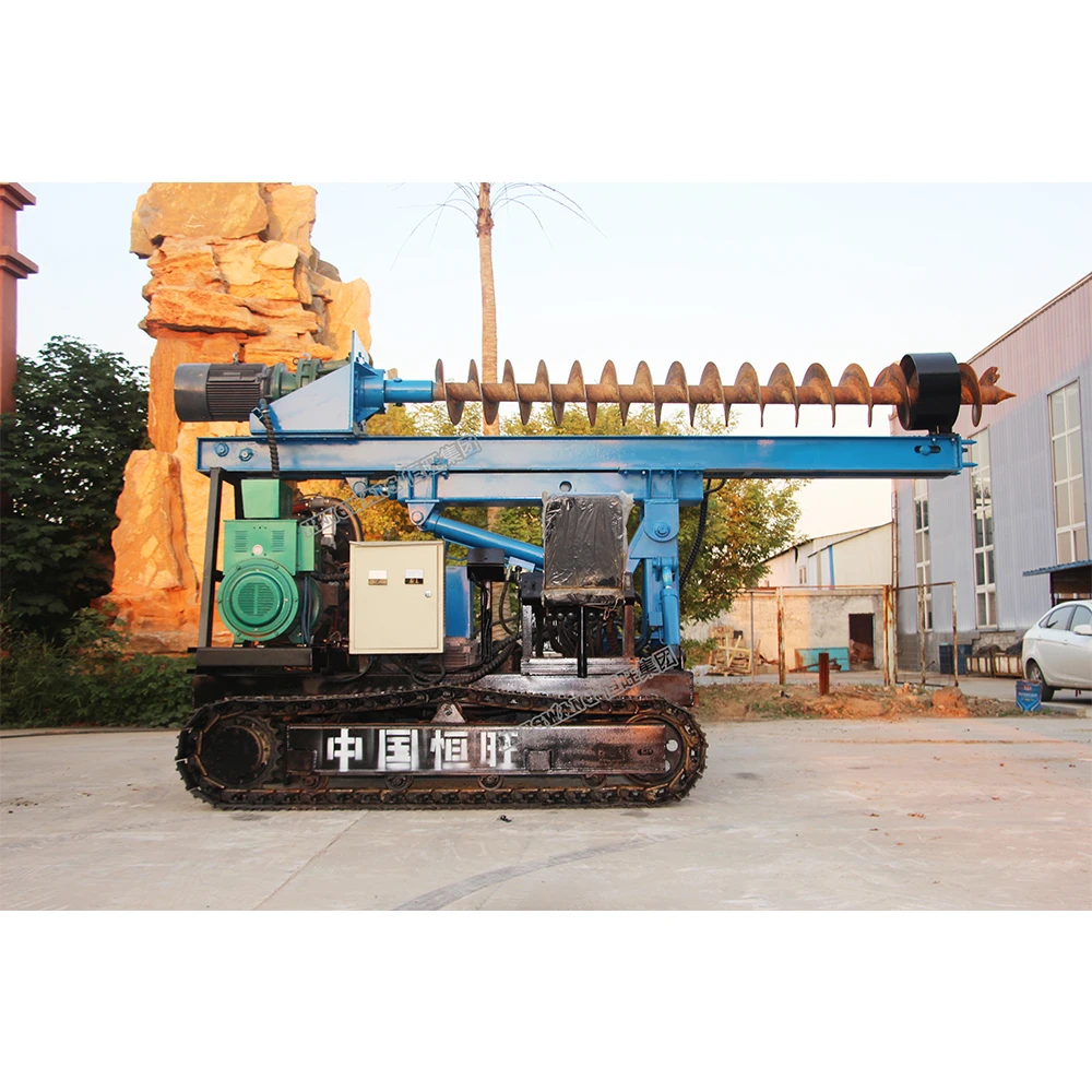 New Product Post Driver Hengwang Ground Screw Pile Electric Boring