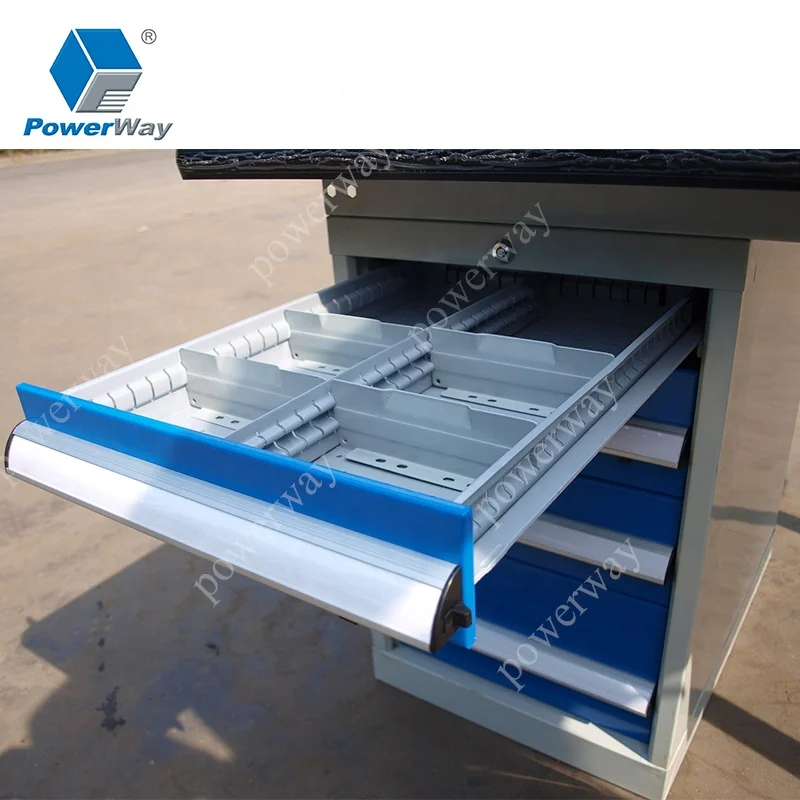 Металлический Стальной рабочий гаражный Рабочий стол с выдвижным ящиком и шкафчиком