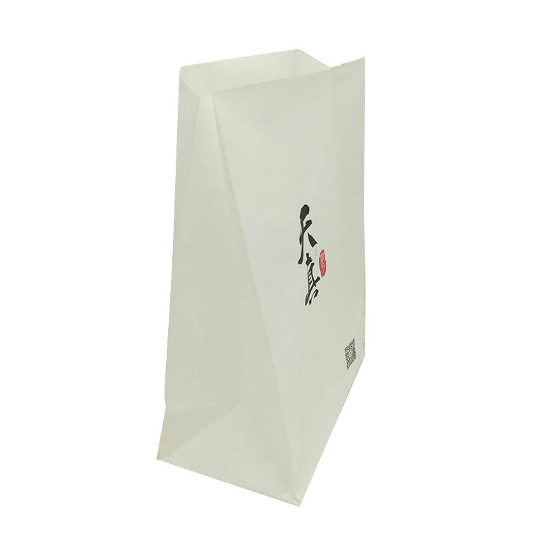 Custom Takeaway Food Packaging Flat Square Bottom Grease Proof customized butter paper for wrapping burger