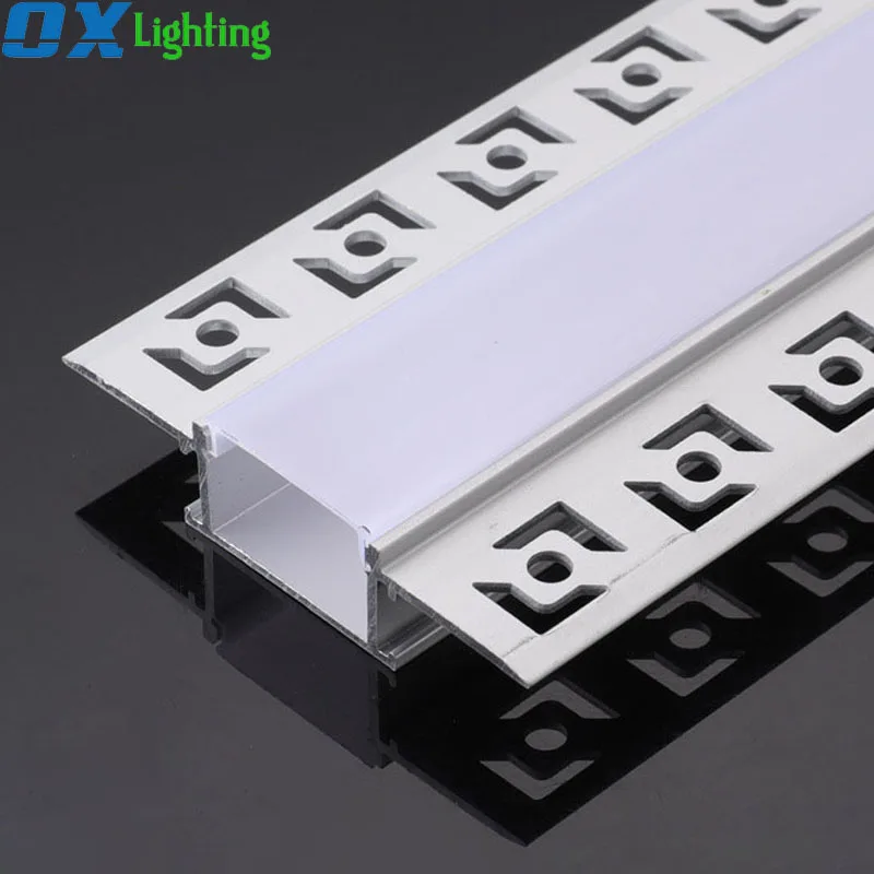 Drywall Led Profile LED Strip Extrusion Channel Aluminum Recessed Plaster Profile Drywall Ceiling Profile Light for drywall