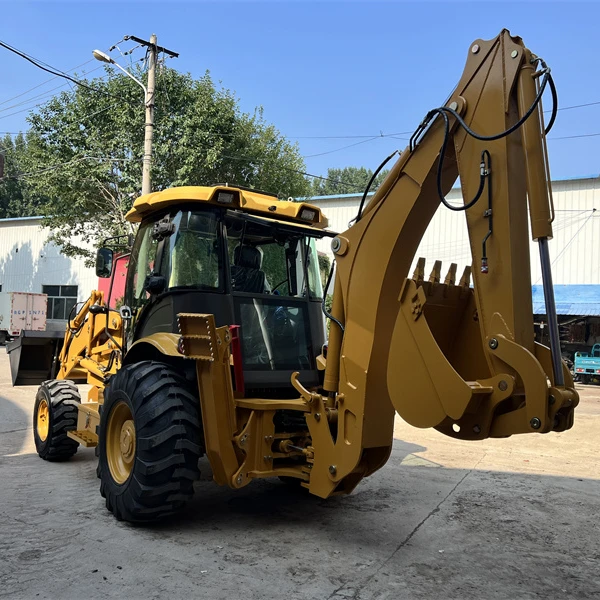 full hydraulic chinese backhoe loader new tractor loader for sale with A/C cabin