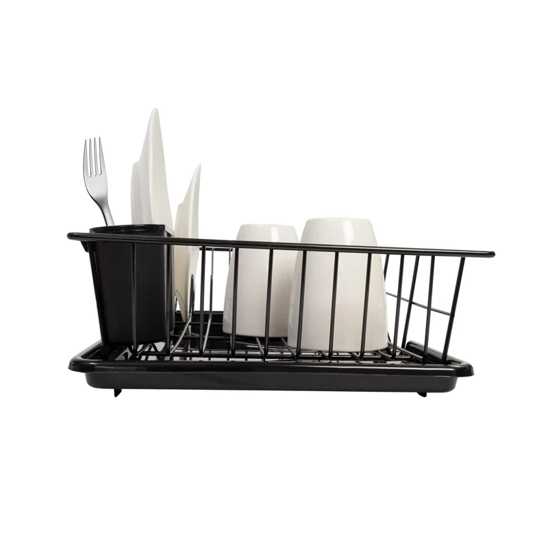 Домашняя коллекция, кухонная подставка для посуды, 3 предмета, сушилка для посуды, набор с сушилкой и держателем для посуды