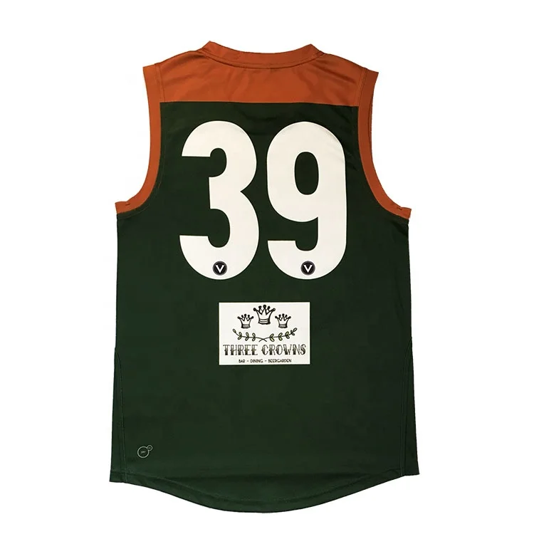 OEM Service  Football Jerseys Full Sublimation  AFL Football Jumper Customized Footy Jumper Uniform