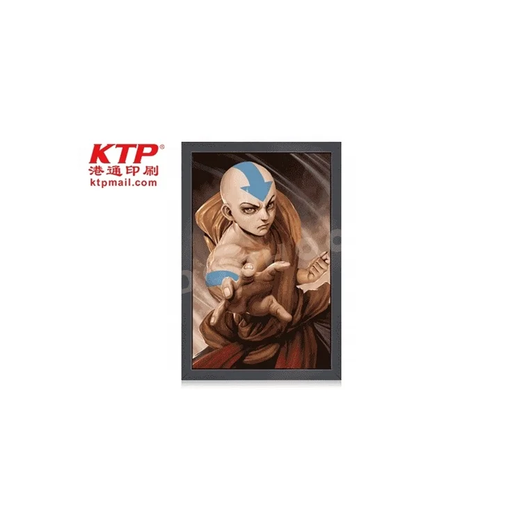 Wall mounted customized and printed 3D animated movie pirate king poster for decorative murals