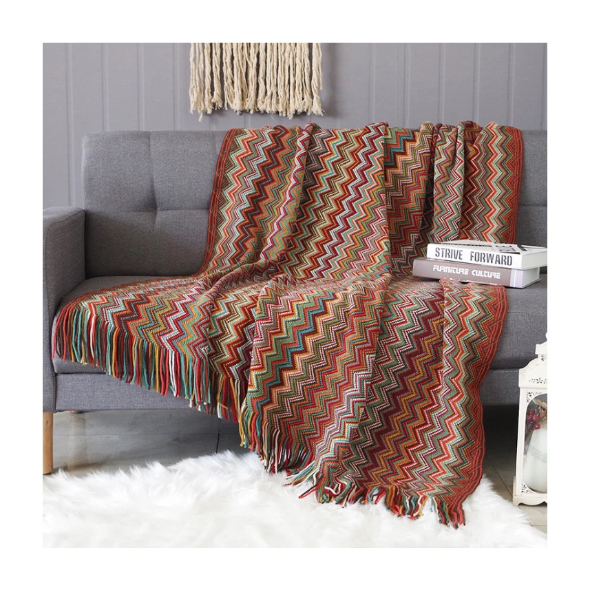 
Модное удобное трикотажное детское одеяло, супермягкое для дома и улицы 