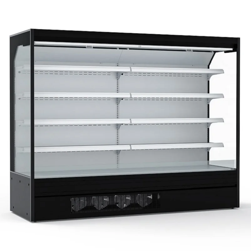 Frost Free Display Multideck Chiller Commercial Multideck Open Upright Cooler Supermarket Refrigerator
