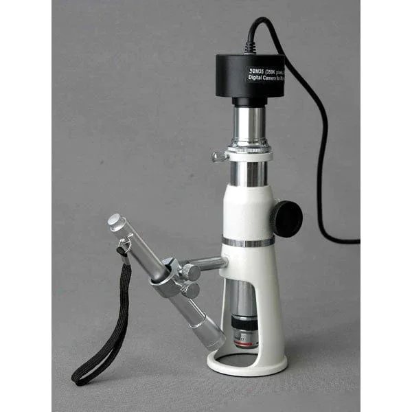 AmScope 20X-50X-100X Stand / Shop / Measuring Microscope + Pen Light