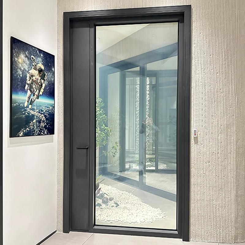 Electric Casement Window System Window Quality Assurance Ventilation Double Inside Opening Aluminum Alloy Horizontal Modern