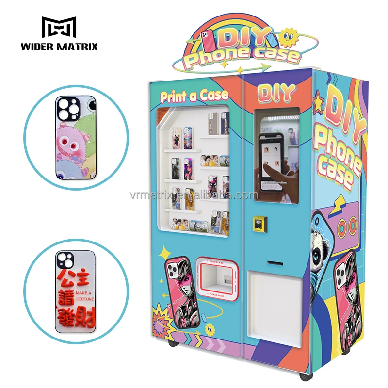 Intelligent Touch Screen Mobile Phone Cases Printer Machine Automatic Vending Machine for Personalized Phone Cases
