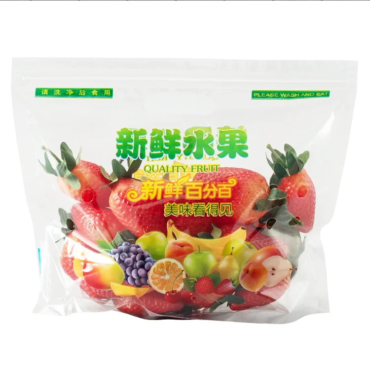 Reusable High Quality Plastic Bag for Vegetable and Fruit Packing