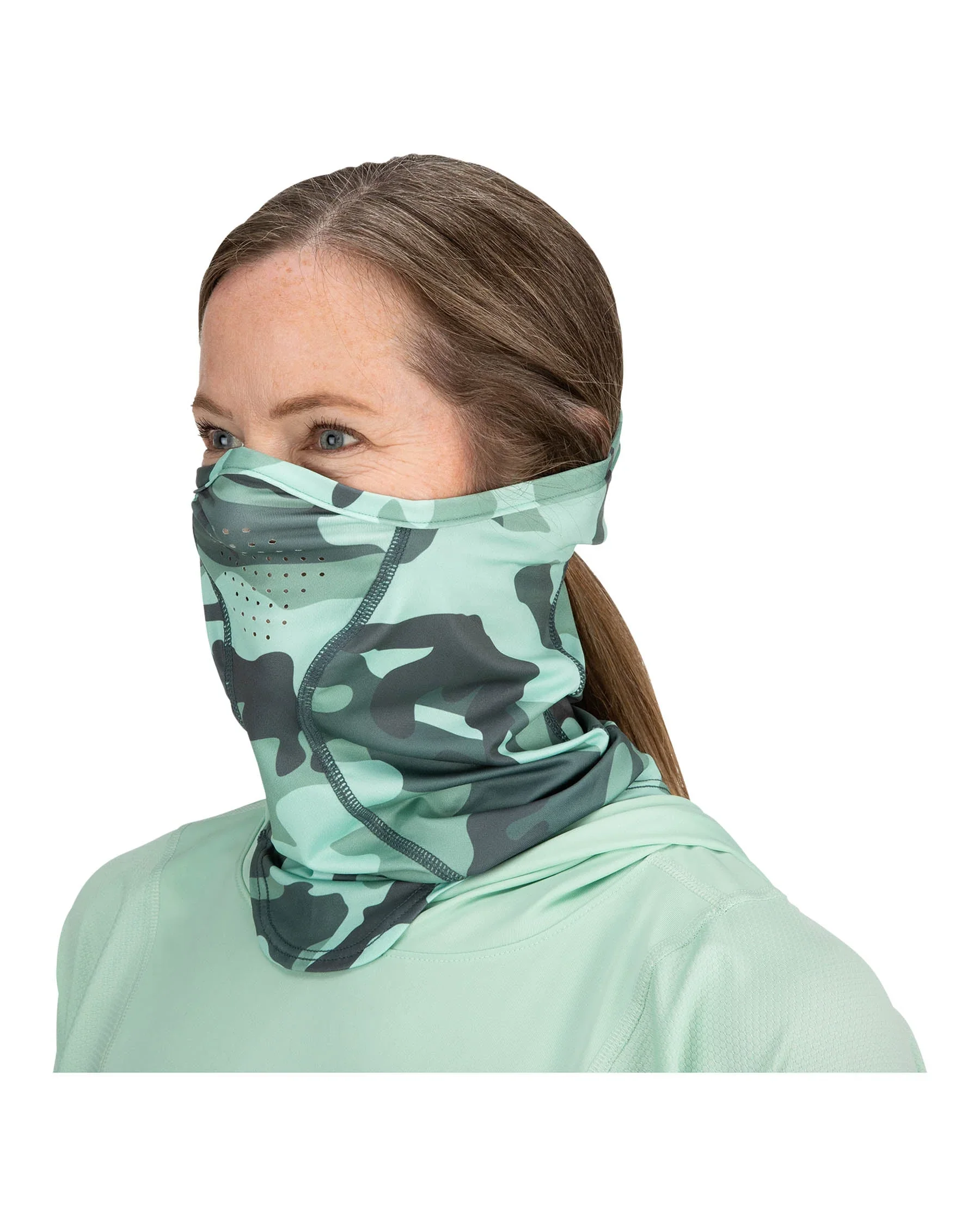 Best Hot Weather Breathable Face Mask Neck Shield Polyester Arctic Cool Cooling Neck Gaiter Scarf for Hunting Kayaking Cycling