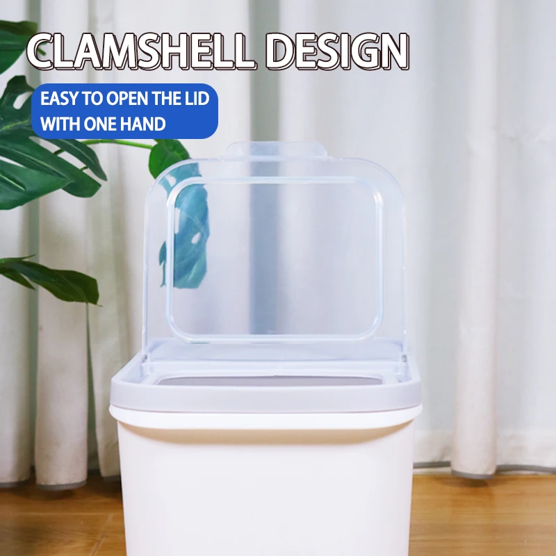 Pet Food Storage Pail Large Dog Food Storage Pail Food Sealed Moisture-proof Bucket Household Large Capacity Storage Bucket