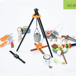 2022 Новое поступление, ролевые игрушки для дошкольного возраста, деревянные товары для улицы, игрушки для барбекю и резки, игрушки для кемпинга