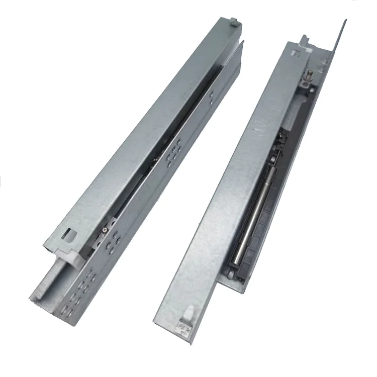 Европейский стиль 3 Складные телизкопические канала полное расширение мягкие закрытые нижние направляющие для выдвижных ящиков сверхмощные