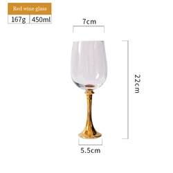 New arrivals discount price in stock amazon hot sale luxurious rhinestone lead free crystal champagne and wine glass gold rim