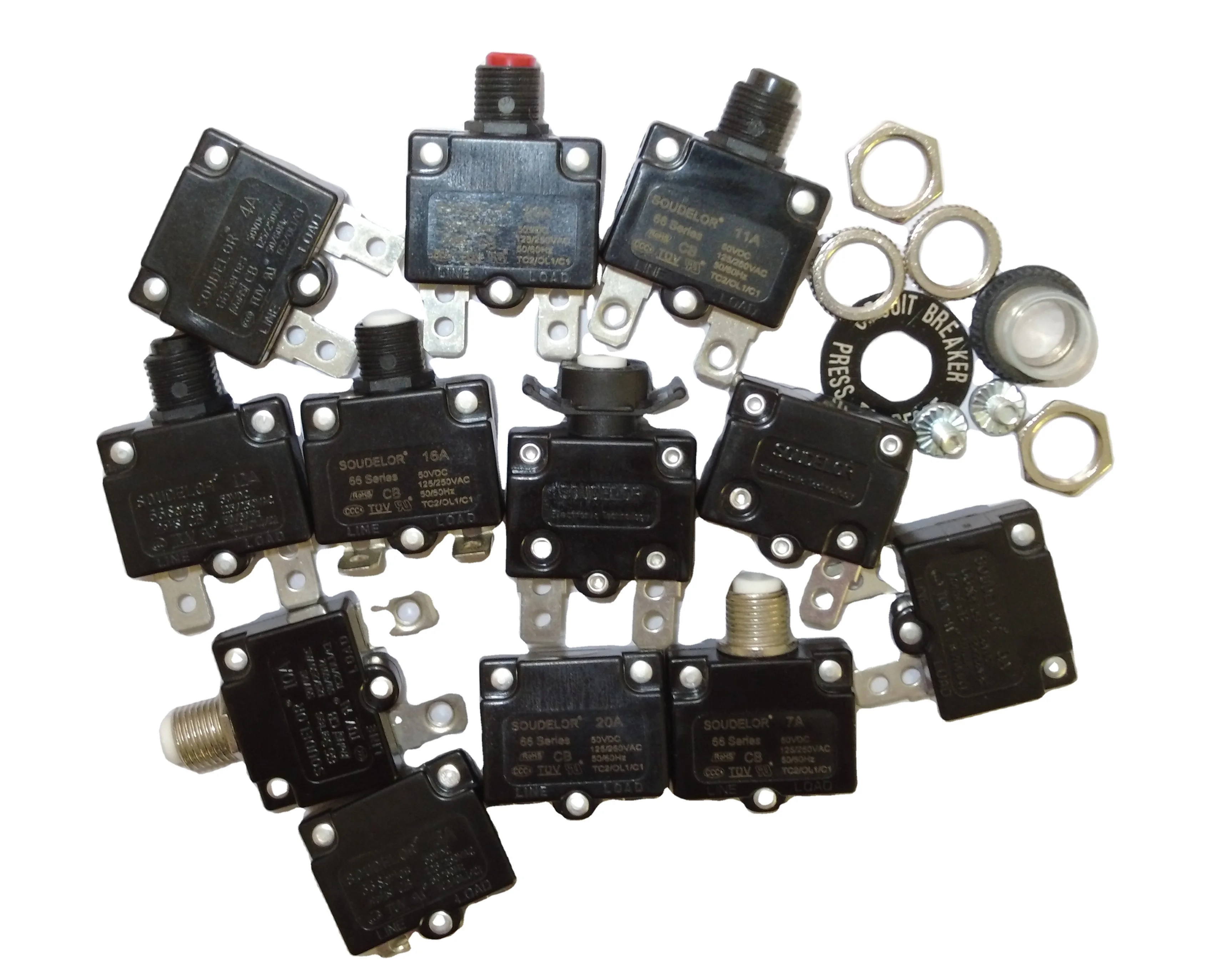 
Soudelor Series 66 thermal protection circuit breaker circuit protector 